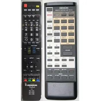 Dálkový ovladač Denon RC-151, RC-152 Dálkový Ovladač Duplikát Komp