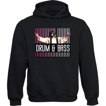 Pánská mikina Pánská mikina s kapucí GodLike BASS Velikost: M, Barva: Černá