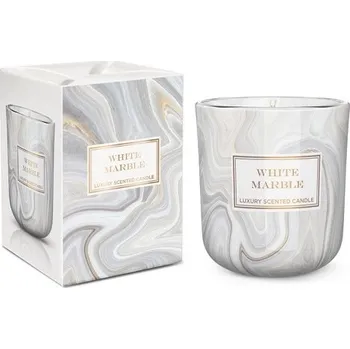 Svíčka White marble - 150 g