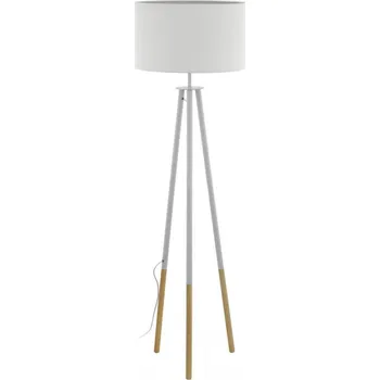 Stojací lampa Bílá stojací lampa