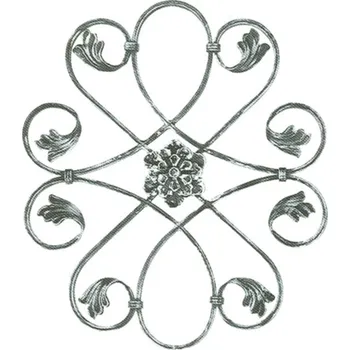 Zábradlí UMAKOV Rozeta kovaná,květ list, plot,brána,zábradlí 510x5