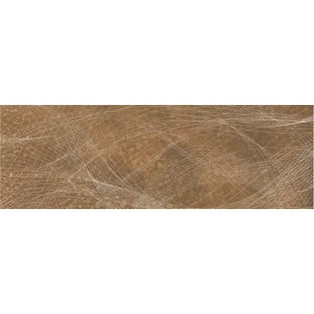 Obklad Freedom rust sciana rekt. dekor - obkládačka rektifikovaná 25x75 hnědá 160642