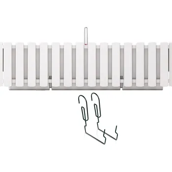 Truhlík PROSPERPLAST Truhlík s kovovým držákem BOARDEE FENCYCASE W 58cm bílý