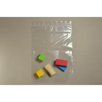 Sáček na potraviny ZIP sáčky s dírkou 180x250mm 40my 0,75Kč/ks - 100ks