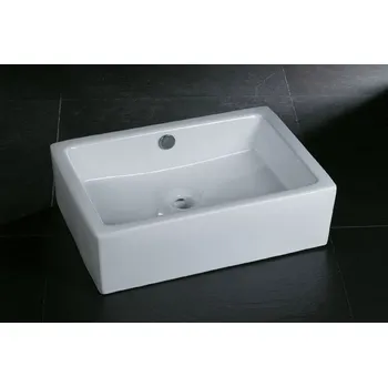 Umyvadlo Rozměr: 510x360x150mmKeramické umyvadlo s bílou glazurou. (bss73
