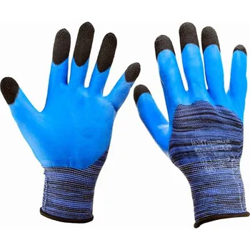 Pracovní rukavice Pletené pracovní rukavice s latexovou horní částí vel. 10