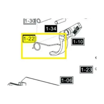 ASG ASG pružinka spouště CZ 75D GNB / manuální