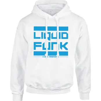 Pánská mikina Pánská mikina s kapucí LIQUID FUNK Stripes Velikost: XL, Barva: Bílá - Design 3