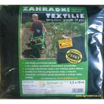 Mulčovací textilie AGRI Slatinice Agrikol Netkaná textílie černá 3,2 x 10 m