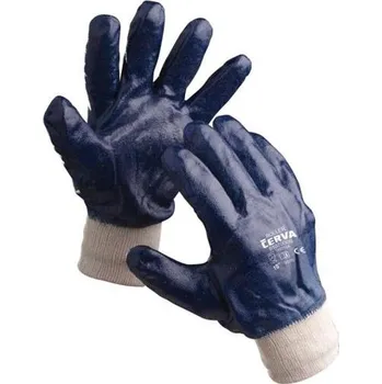 Pracovní rukavice CERVA ROLLER pracovní rukavice celomáčené v nitrilu 1401