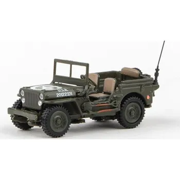 Plastikový model Abrex Cararama - Ton Military Vehicle - Military Green
