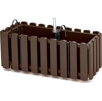 Truhlík PROSPERPLAST Truhlík s kovovým držákem BOARDEE FENCYCASE W 38cm hnědý