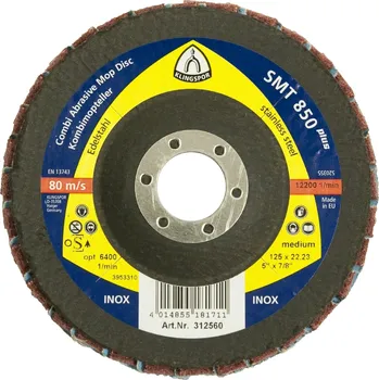 Brusný talíř Brusný lamelový talíř, vydutý, smt 850 special plus, 115x22,23/120, jemný