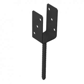 Patka sloupku typu "U" 81 x 120 mm PS 80 U, černá