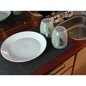 Protiskluzová podložka Protiskluzová textilie tl. 3,7 mm, 86,4 cm, černá - metráž