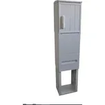 OPTIX Venkovní Optický pilířový rozvaděč (sloupek) 300x1320x250mm, IP44, spodní deska a podstavce