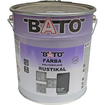 barva na zeď UMAKOV Barva polyvinylová, černá RUSTICAL 6,3kg (5L)