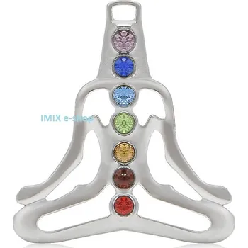 Přívěsek Čakrový přívěšek menší Buddha se zirkony