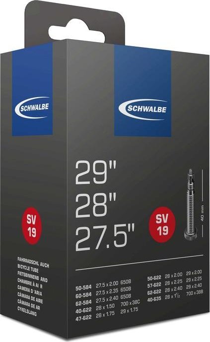 2X Schwalbe SV 19F Chambre à Air 40 Mm Pour 29" (54/75-622) Freeride - Foto 3