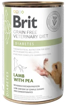 Krmivo pro psa Brit Veterinary Diet Dog Diabetes Lamb/Pea 400 g