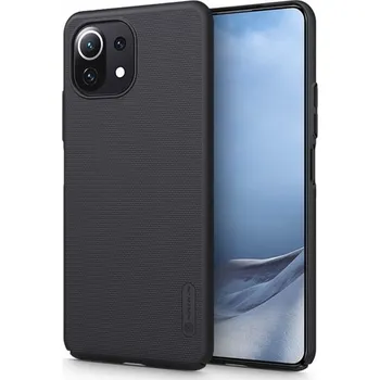 Pouzdro na mobilní telefon Nillkin Super Frosted pro Xiaomi Mi 11 Lite 4G/5G černé