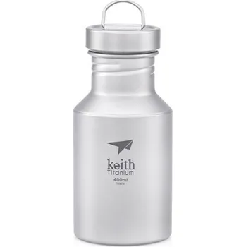 Láhev Keith Titanium® Titanová láhev Sport Bottle Keith® 400 ml, Barva: Stříbrná