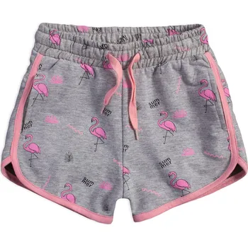Dívčí kraťasy Dívčí šortky GLO STORY PLAMEŇÁCI šedé Velikost: 164