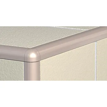 Stavební profil HAVOS Růžek PVC oblý 6 mm bahama