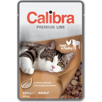 6ks Calibra Cat kapsa Premium Adult Lamb & Poultry 100g