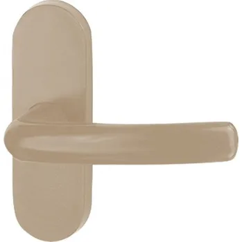 Dveřní kování Holar Klasik K 04 balkonová klika - béžová