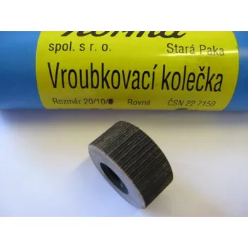 Rýhovací kolečko rovné 20X10X8-1,2 CSN 227151