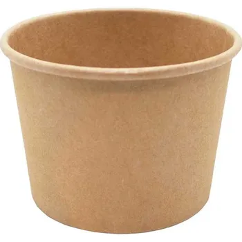 Jednorázové nádobí Kelímek papírový kraft hnědý 100 ml / 50ks