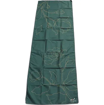 Protiskluzový ručník na jógu Gold Flower