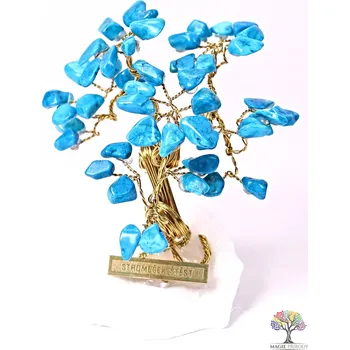 Drahý kámen Magieprirody.cz Howlitový stromeček štěstí 9 cm - R3 - #183