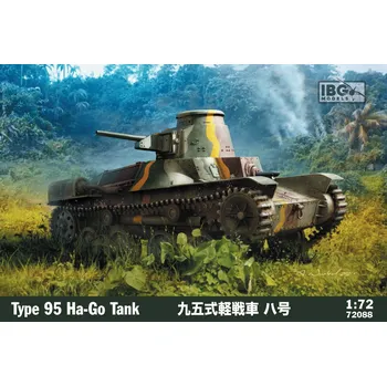 Plastikový model IBG 1/72 Type 95 Ha-Go Japanese Light Tank
