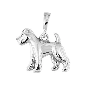 Přívěsek Stříbrný přívěsek erdelterier