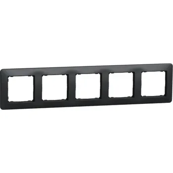 vypínač Schneider Electric Sedna Design pětirámeček antracit SDD314805