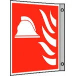 Tabulka praporková – Požární zbrojnice, hliník, 15 × 15 cm