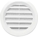 Větrací mřížka kulatá se síťovinou Haco VM 100 bílá