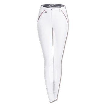 Jezdecké kalhoty Rajtky Nadja ELT s celokoženým sedem, dětské, bílé 42