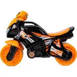 Odrážedlo motorka oranžovo-černá plast v sáčku 24m+