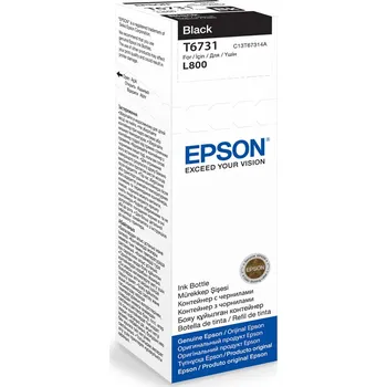 C13T67314A - EPSON inkoustová nádržka T6731 pro L800, 70ml. - černá, originál