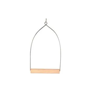 Dětská houpačka Dřevěná houpačka závěsná 8x15 cm 1 ks