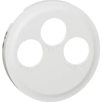 vypínač Legrand Céliane kryt televizní zásuvky TV-RD-SAT bílá 68285