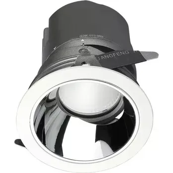 V-TAC Zapuštěné kulaté LED svítidlo 10W 0-27° CRI95 Teplá bílá 2500 - 3000K