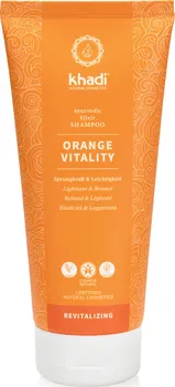 Šampon Khadi Pomeranč Vitalita šampon elixír 200 ml