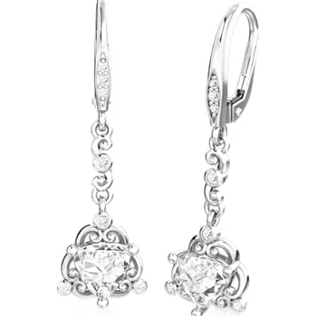 Šperk Couple, Velkolepé náušnice Antoinette, bílé zlato se zirkony, 585-66-3-0375.1B00.0.00.001.10