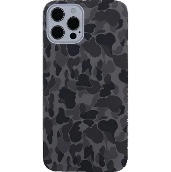 Pouzdro na mobilní telefon Maskáčový ochranný obal pro iPhone 11 - černý