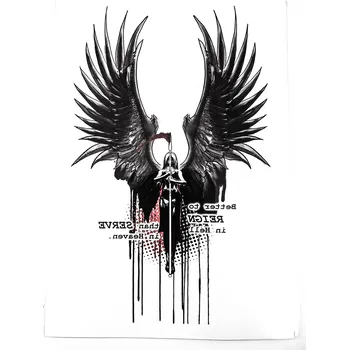 Odstranitelné tetování Tattoo Sticker - Dark Angel