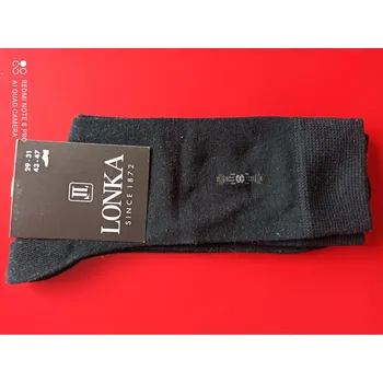 Pánské ponožky DARALAN-pánské ponožky LONKA černé 43-47 (29-31)